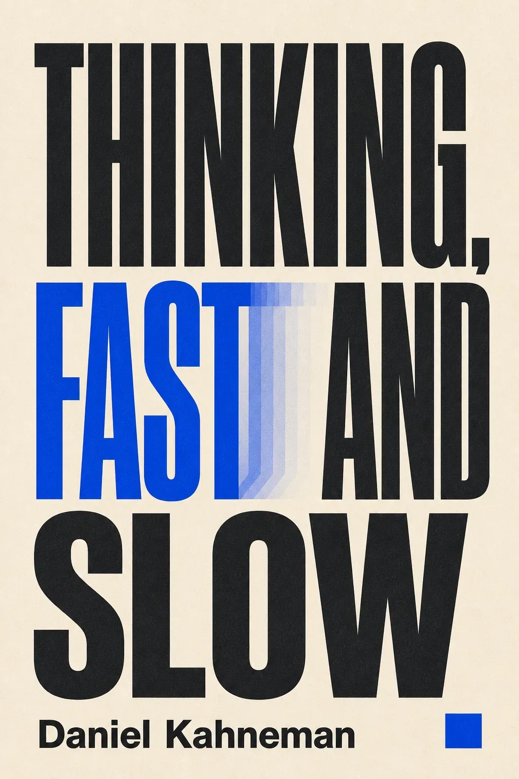 Original Ototi title card for Thinking, Fast and Slow